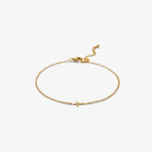 Cross Chain Anklet