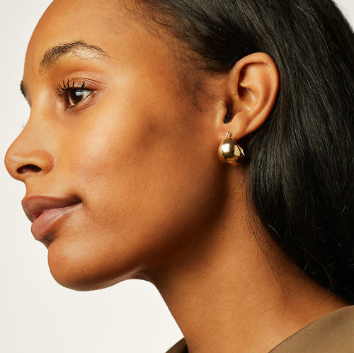 Round Hoop Earrings