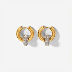 Diamond & Gold Earrings