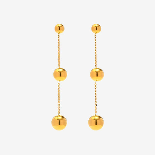 Three Ball Earrings