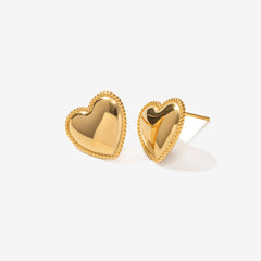 Bold Heart Earrings