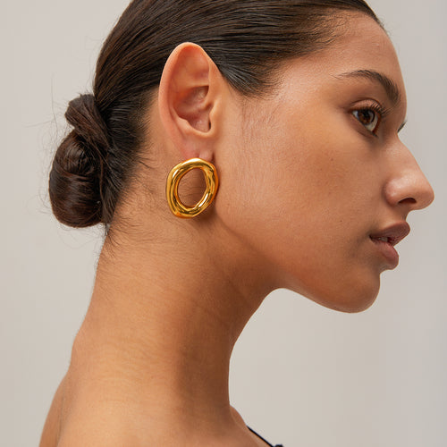 Irregular Hoop Earrings