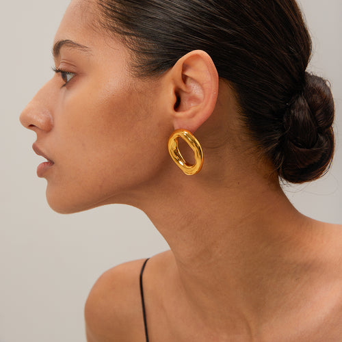 Irregular Hoop Earrings