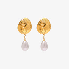 Iris Pearl Earrings