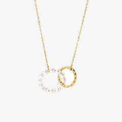 Double Ring Necklace