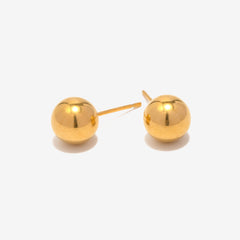 Single Ball Earrings