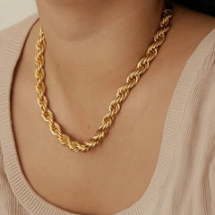 Bold Rope Chain Necklace