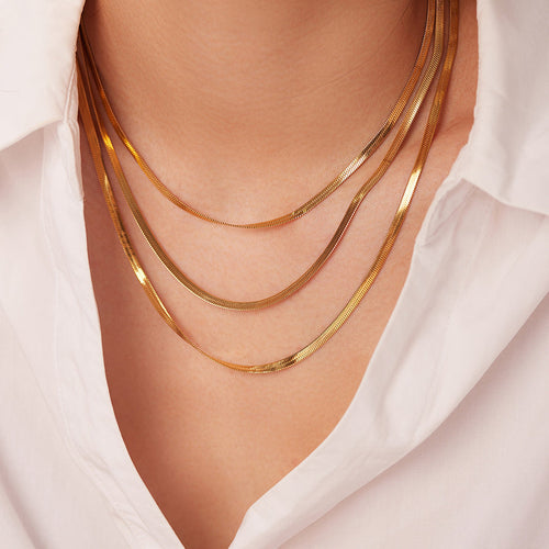 Flat Layered Necklace