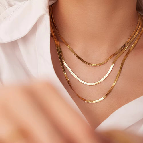 Flat Layered Necklace