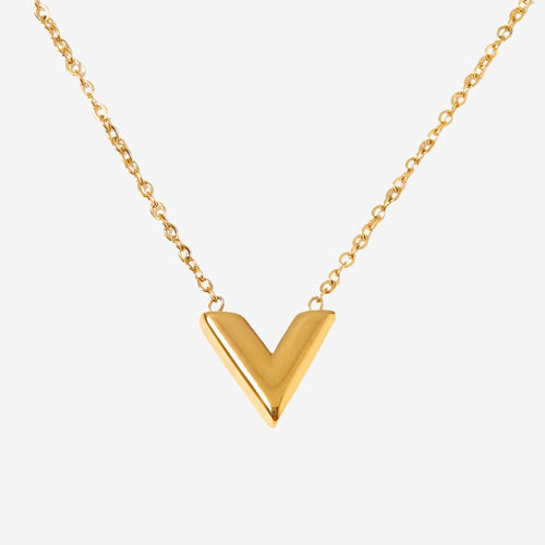 V Pendant Necklace