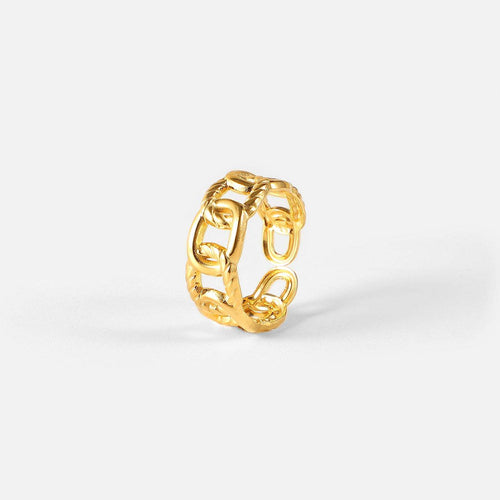 Gold Chain Ring