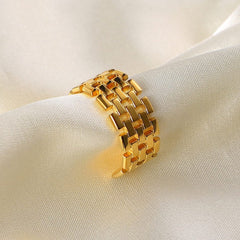 Flower Band Ring